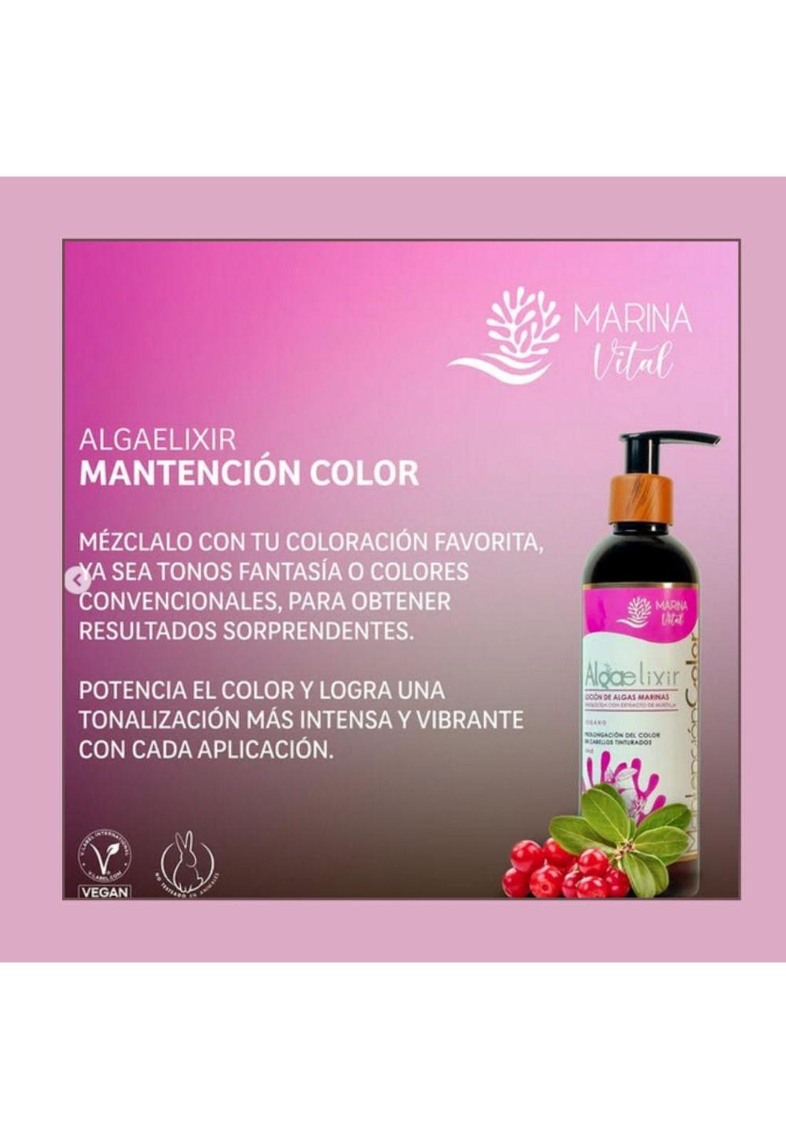 Loción AlgaElixir Mantención Color 250 ml Marina Vital-2