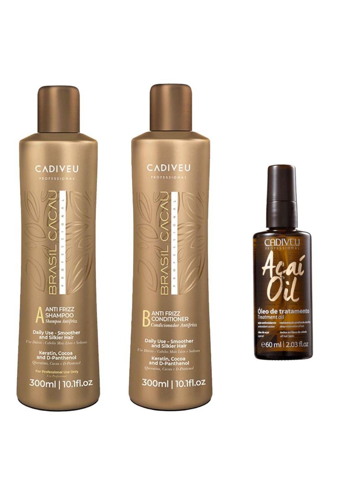 Brasil Cacau Shampoo+acondicionador+aceite Acai-0