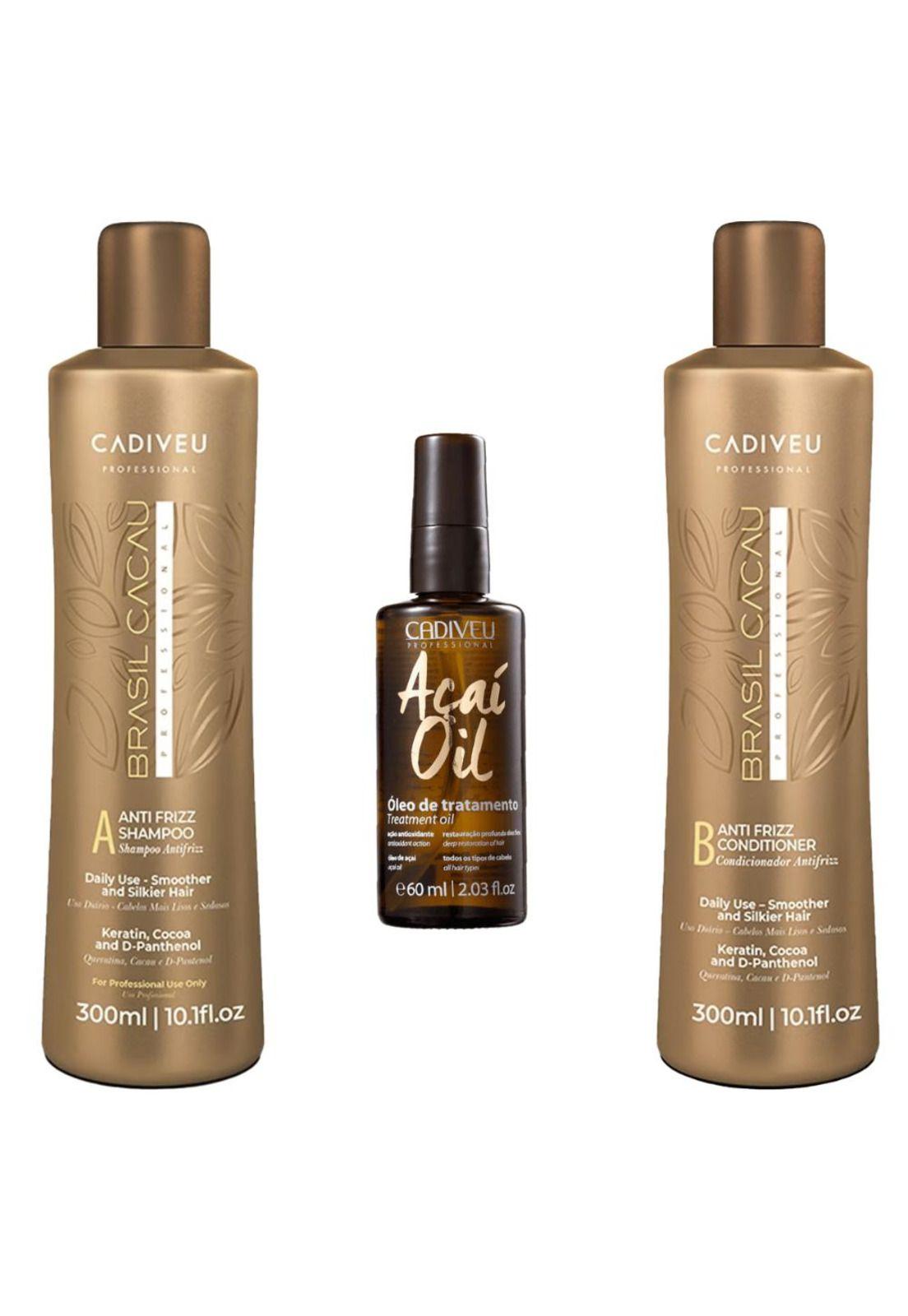Brasil Cacau Shampoo+acondicionador+aceite Acai-1