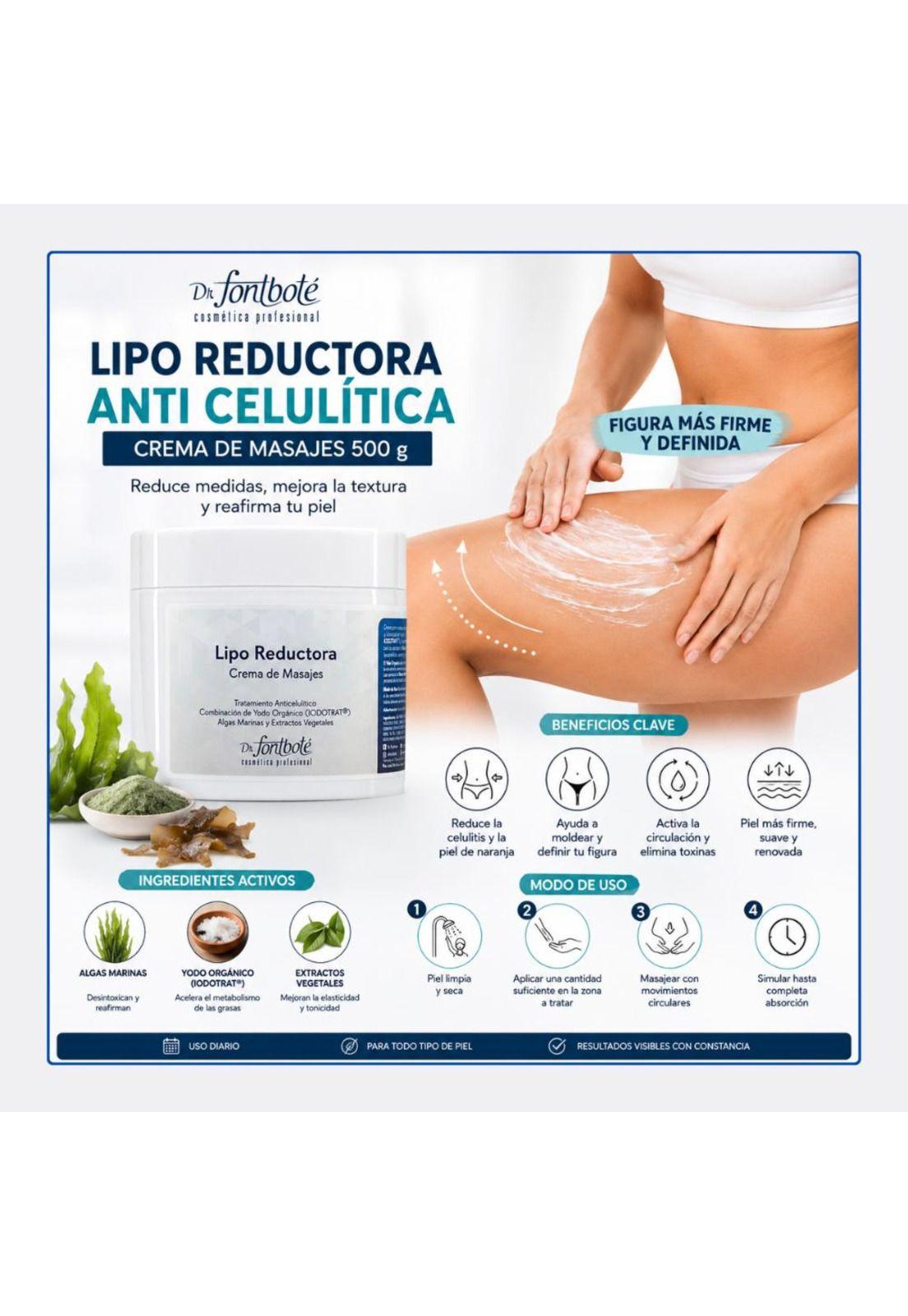 1442 -Crema de Masajes Liporeductora 500 g Dr Fontbote-1
