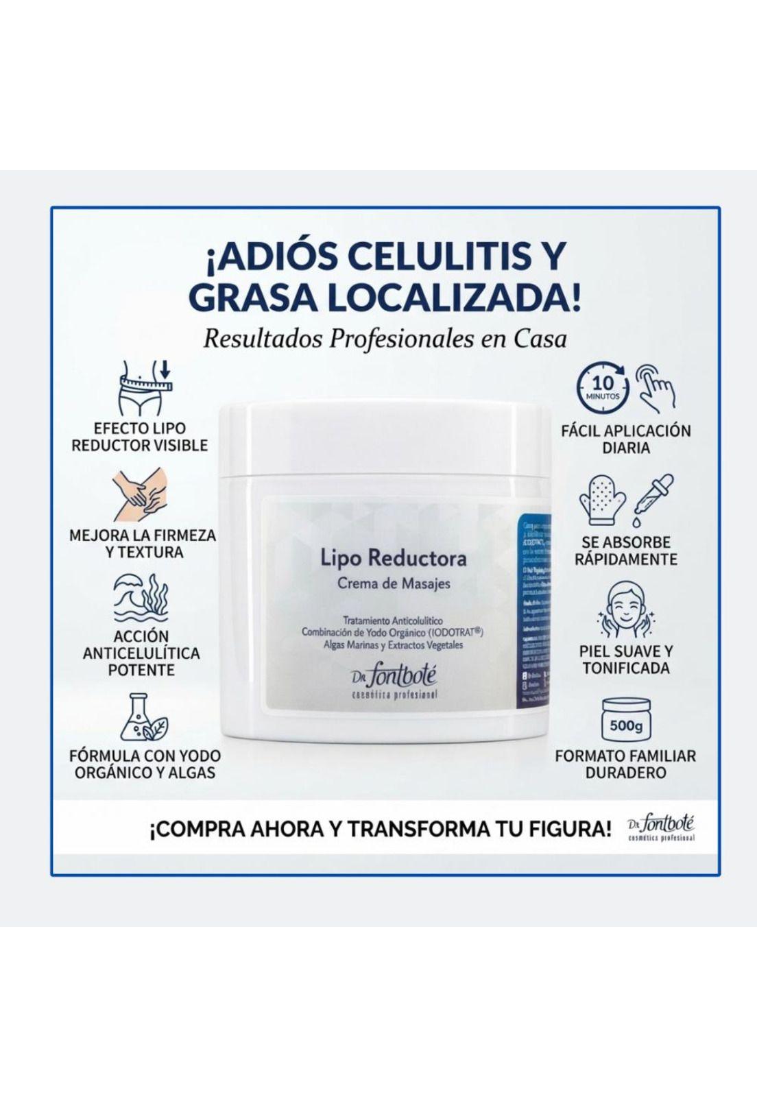1442 -Crema de Masajes Liporeductora 500 g Dr Fontbote-2