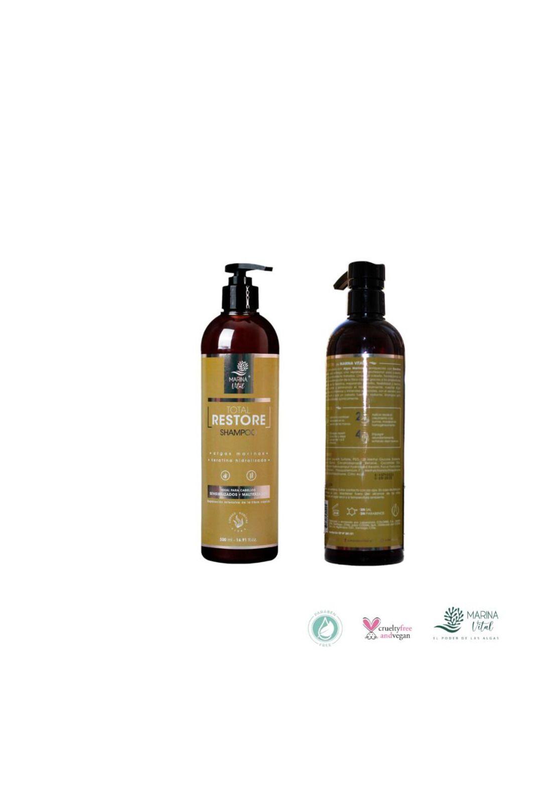 Shampoo Total Restore  500 Ml Marina Vital-2