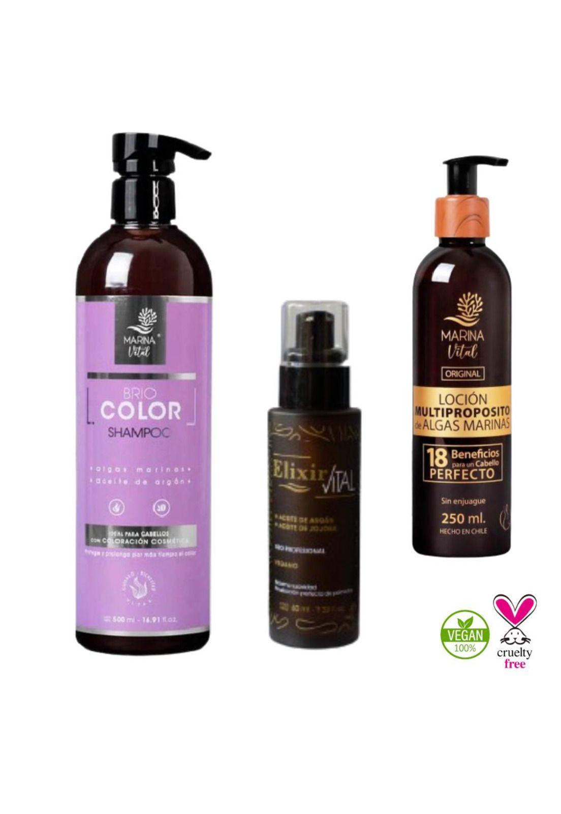 Shampoo Briocolor, Serum y locion Multiproposito-2