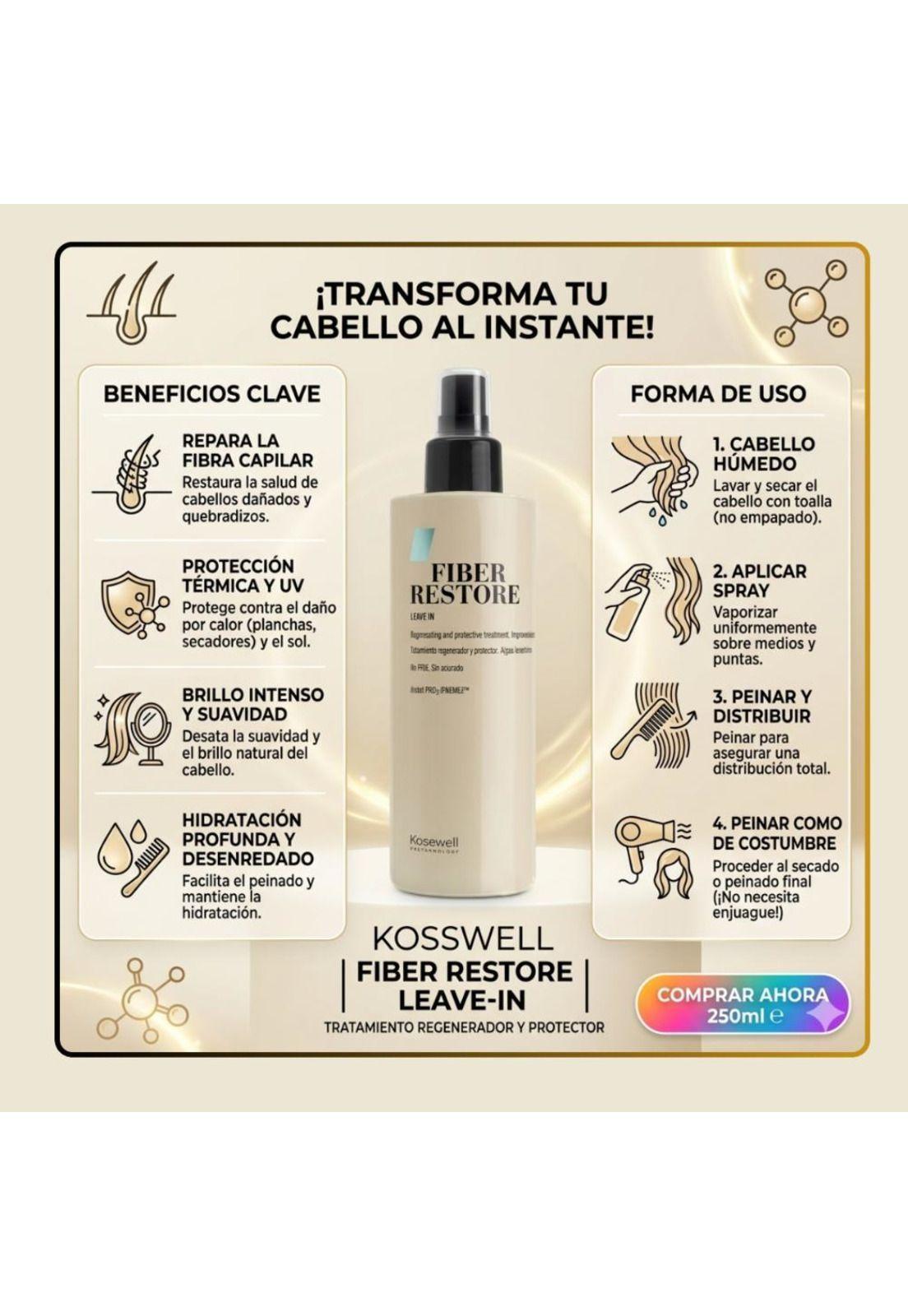 Fiber Restore Leave In 200 ml Kosswell-3