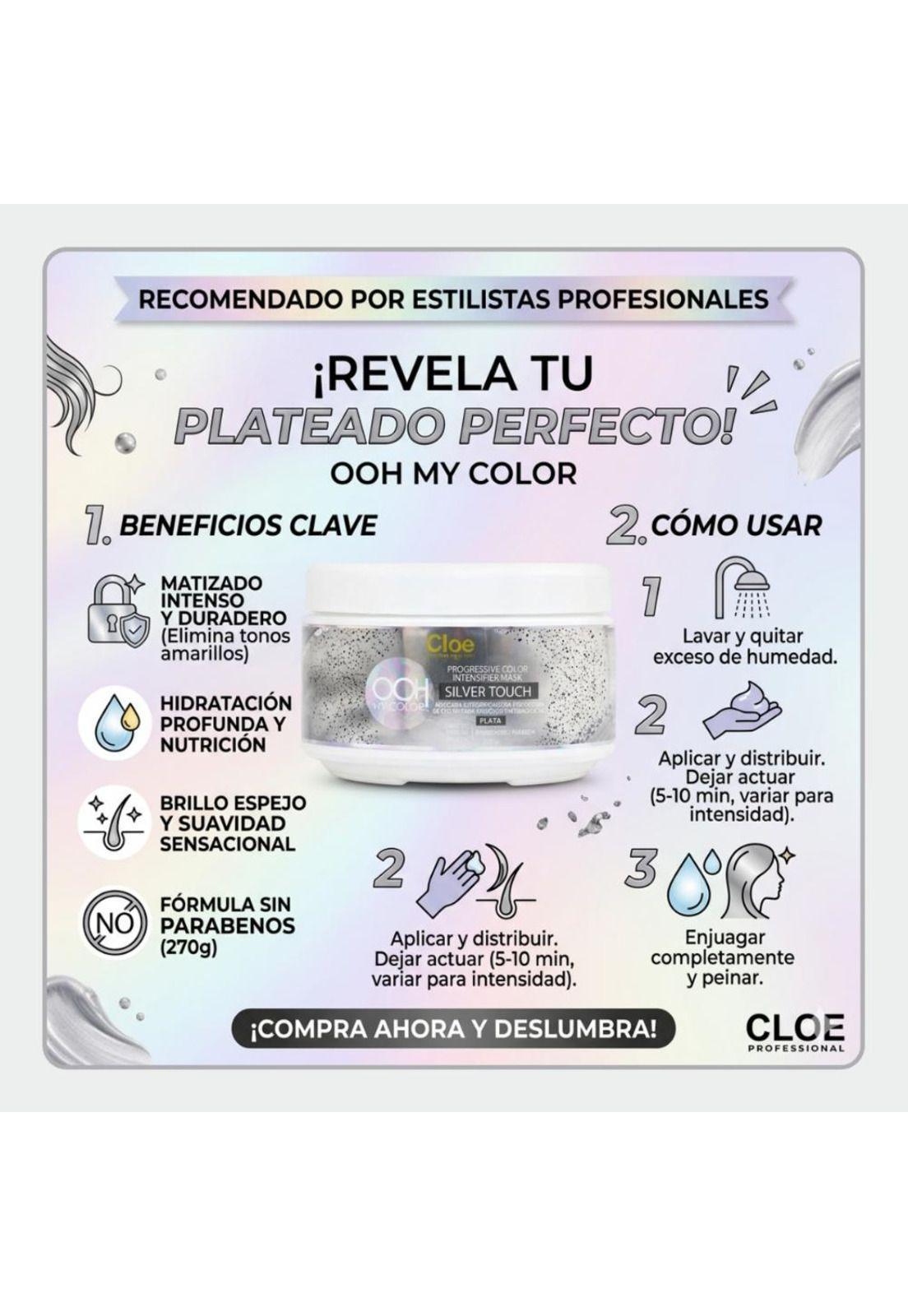 Mascara OOH My Color Silver Touch 270 grs.-2