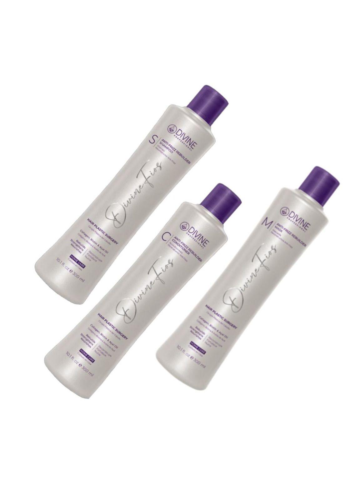 Kit Home Care 3 pasos Shampoo+Acondicionador+Mascarilla-2