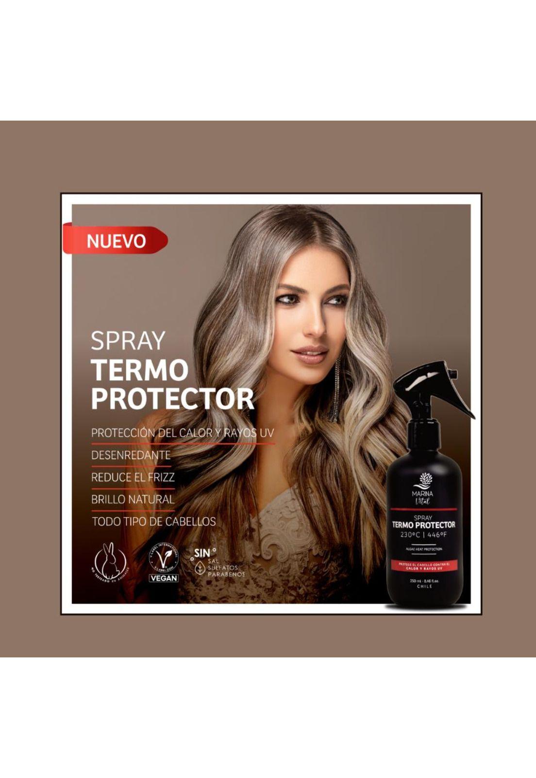 Spray TermoProtector Algae Heat Protection 250ml Marina Vital-2
