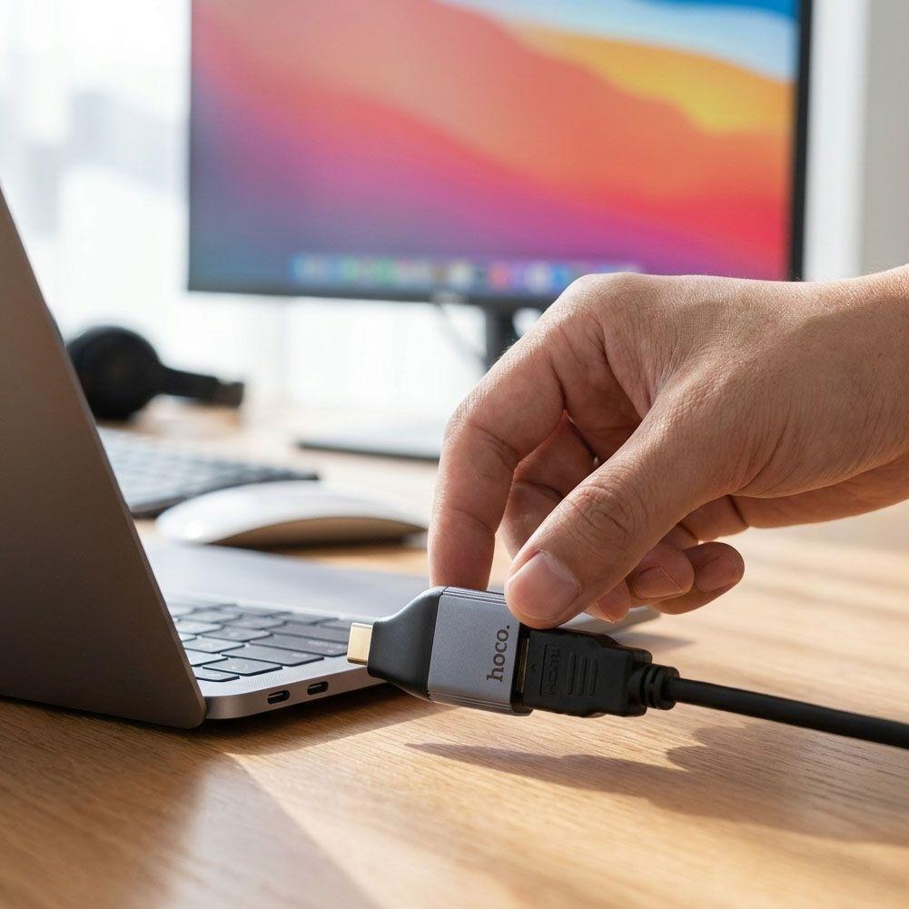 Adaptador USB C a HDMI 4K Ultra HD-6