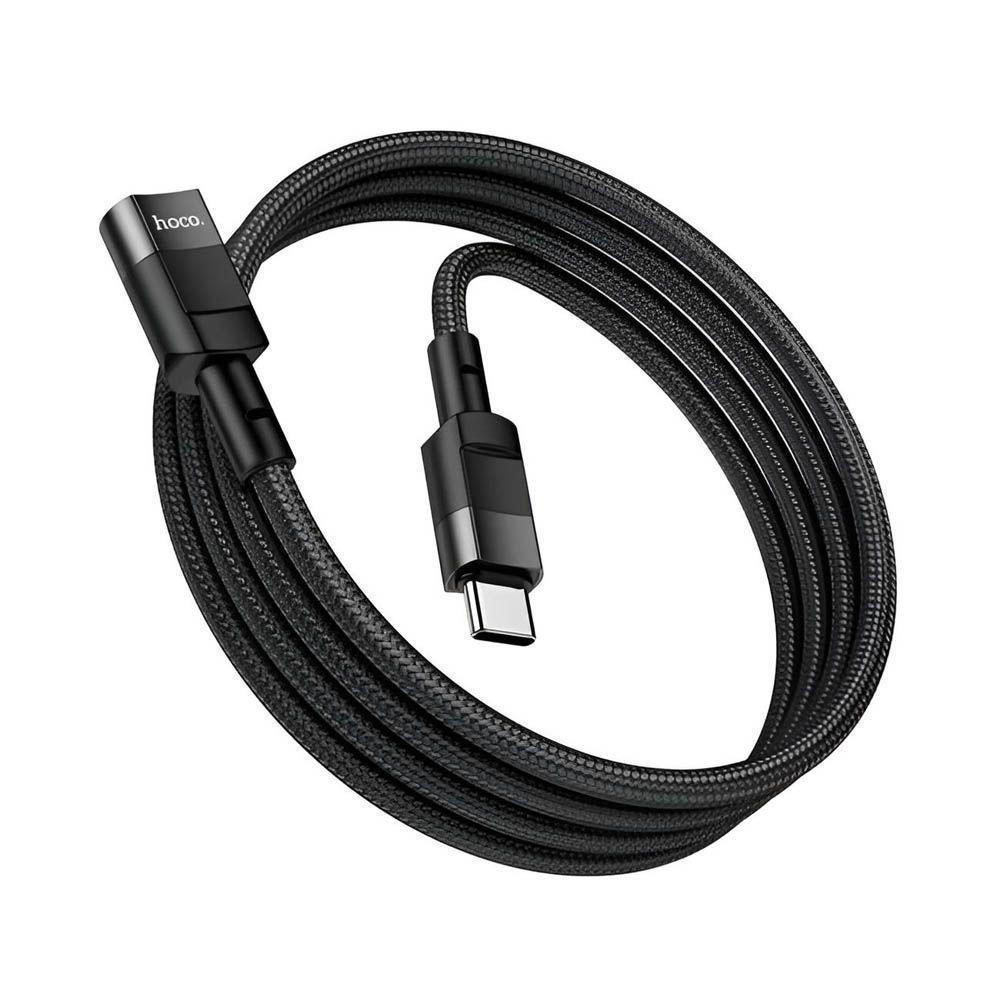 Cable Extension USB C Hoco U107 1,2m Macho a Hembra 3A Negro-2