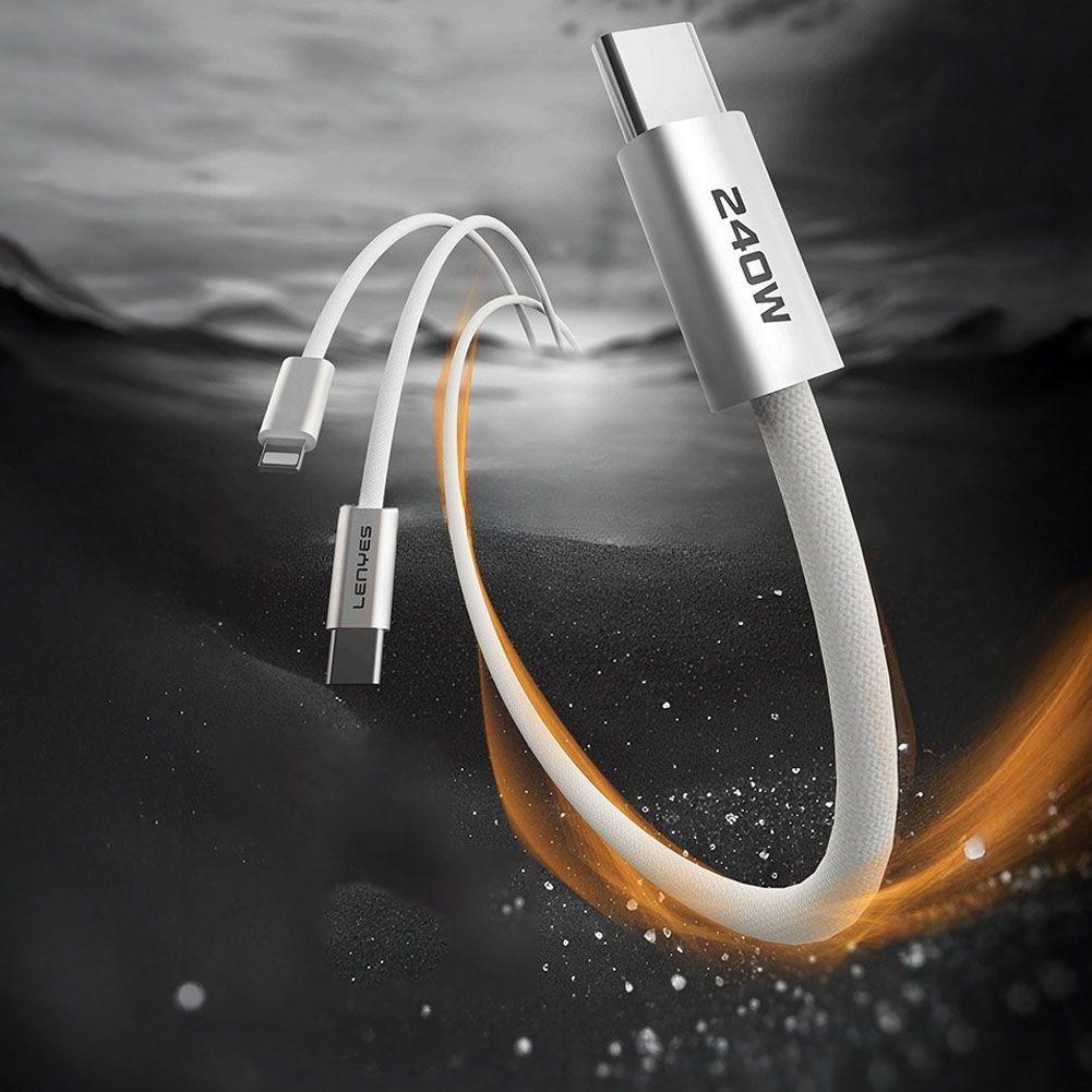 Cable USB C a USB C Lenyes LC550 240W Carga R pida 1m-3