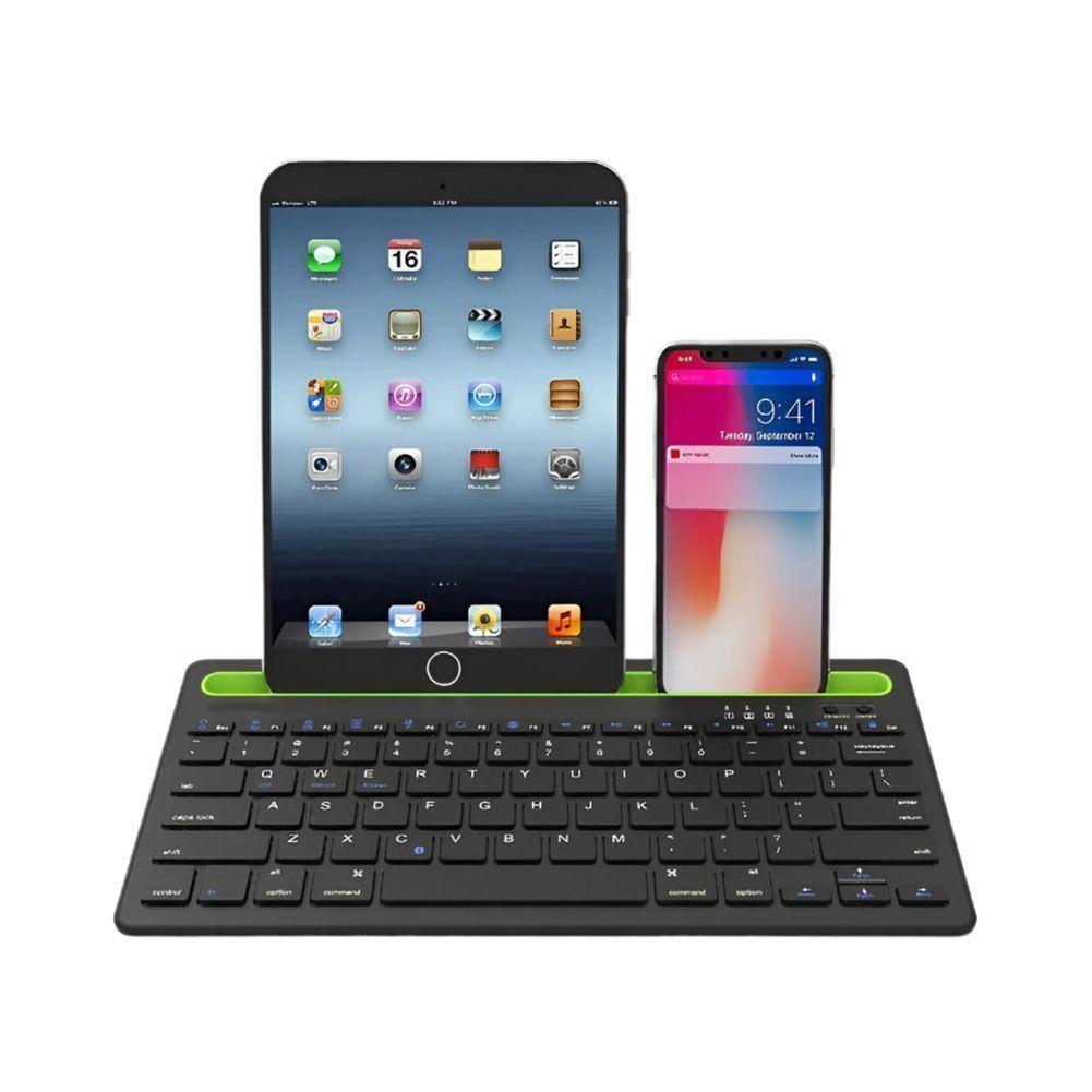 Teclado Multidispositivo con Soporte Telefono -0