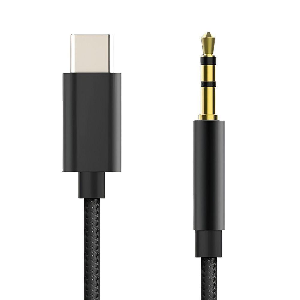 Cable De Audio Tipo C Aux Celular USB Tipo C A Jack 3.5mm-1