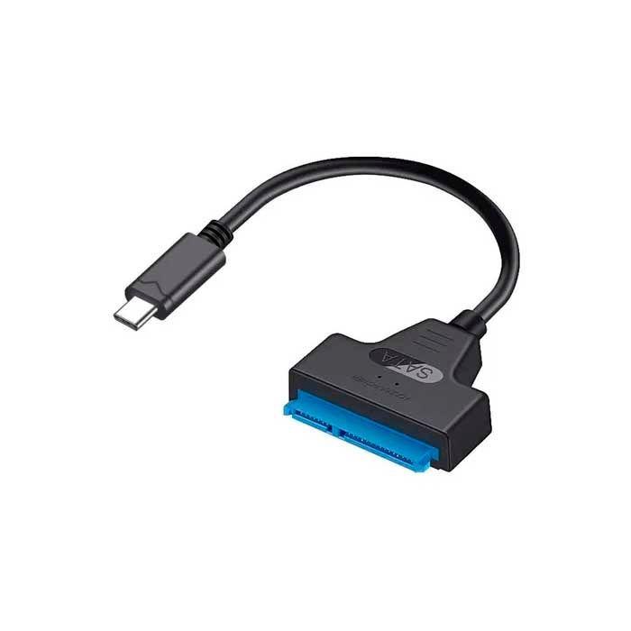 Adaptador Cable Usb Tipo C A Sata 3 Hdd Ssd 2.5 Disco Solid-0
