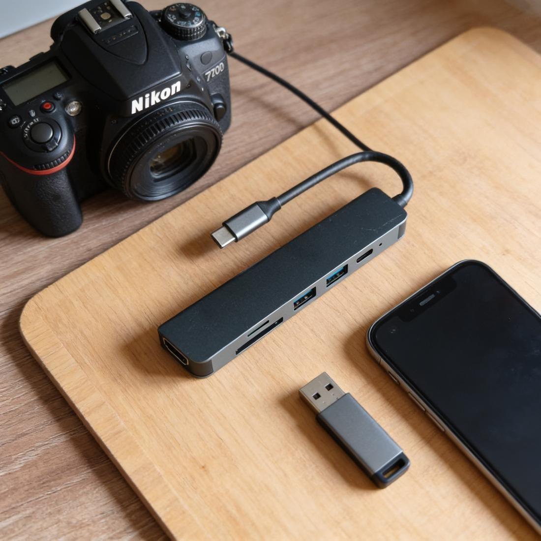 Hub Tipo-c 6 En 1 Usb Hdmi Tf Pd Sd-4