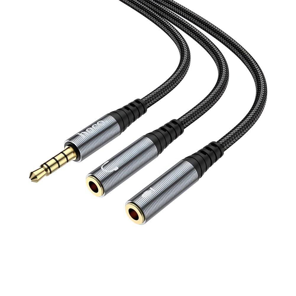 Cable Extensor De Audio Jack 3 5mm Doble Jack Hembra De 3 5mm-3