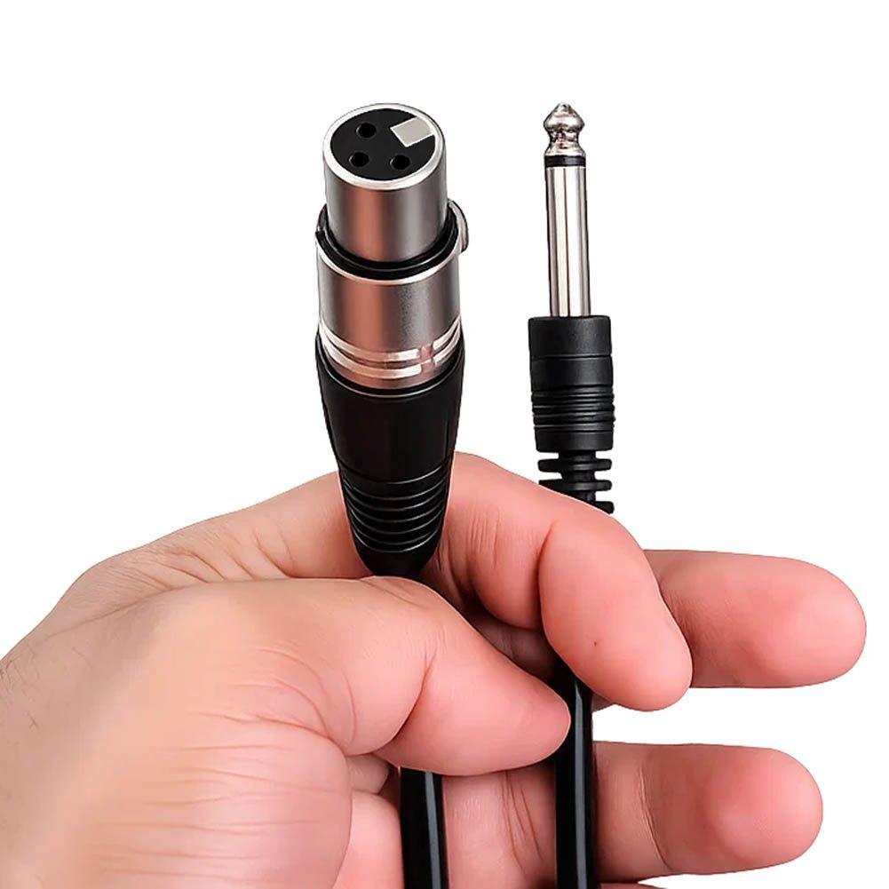 Cable XLR Hembra a Plug 6 3 Est reo Roxtone 5m Audio Profesional-3