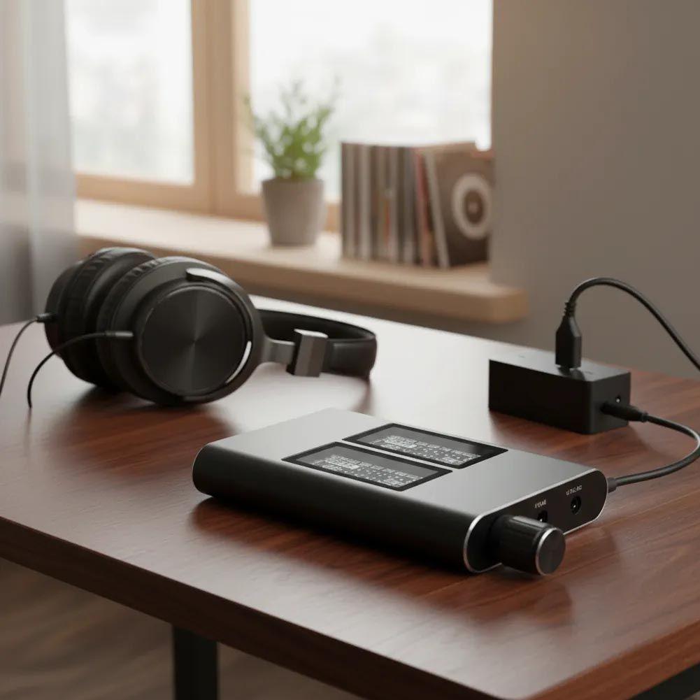 Amplificador De Auriculares Recargable Hifi-5