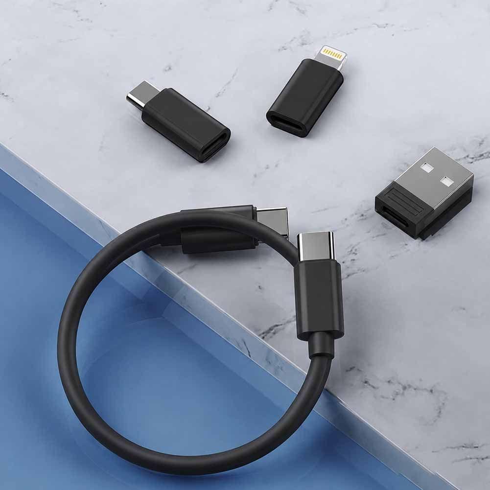 Cable Kit 6en1 3a/60w Usb-a/lightnin Usb-c Caja De Almacenamiento-3