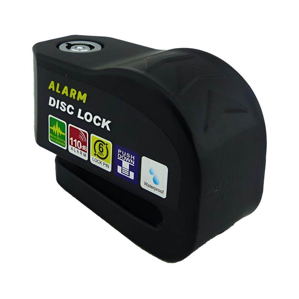 Candado Disco Moto con Alarma Antirobo-0