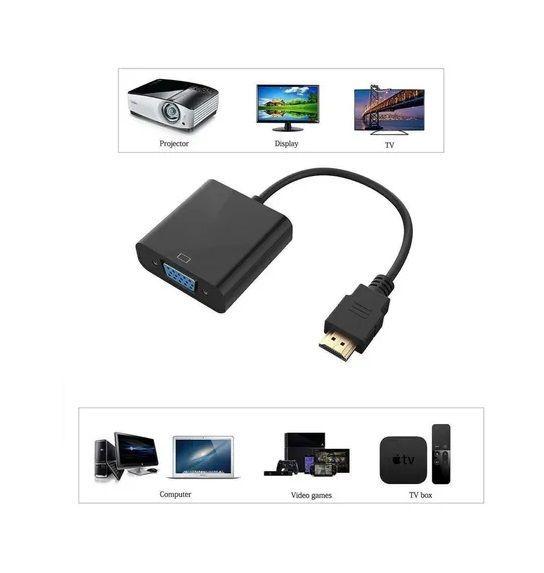 Adaptador Conversor Convertidor Hdmi Macho A Vga-2
