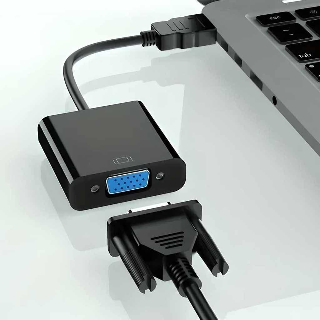 Adaptador Conversor Hdmi A Vga Y Audio Adaptador Convertidor Hdmi A Vga Con Plug 3 5 Cable Audio-5
