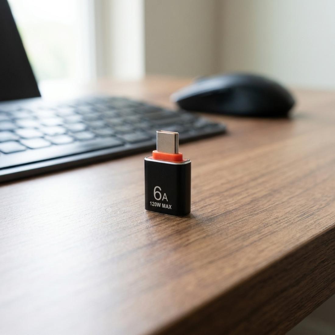Adaptador OTG USB C a USB 3 1 Metal Motomo 6A 120W-4