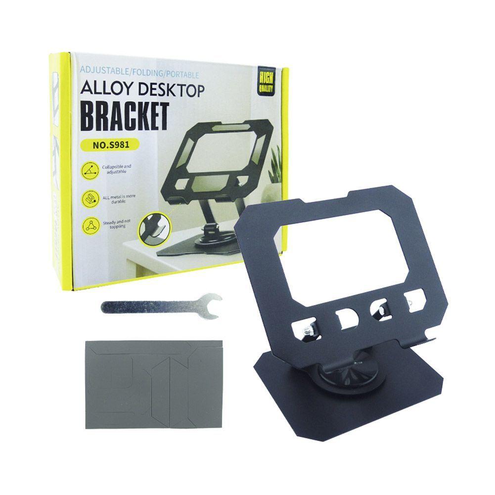 Porta Tablet Y Notebook De Aluminio Giratorio Ajustable Escritorio-3