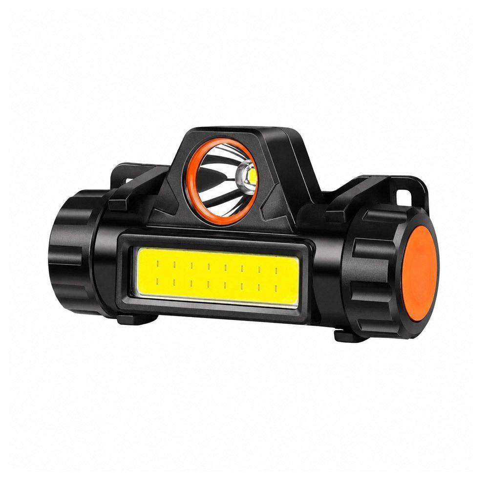 Linterna Led Cabeza Recargable USB Luz Blanca-2