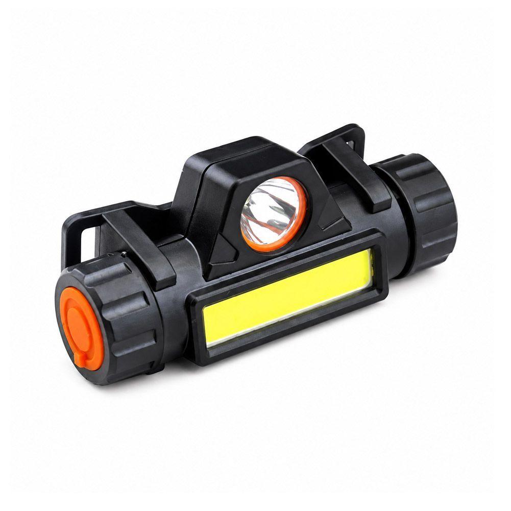 Linterna Led Cabeza Recargable USB Luz Blanca-3