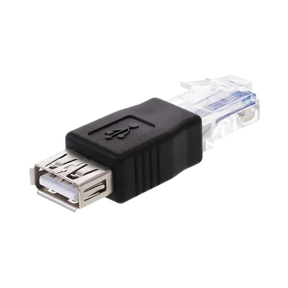 Adaptador USB Hembra A Rj45 Macho Para Módem ADSL-1