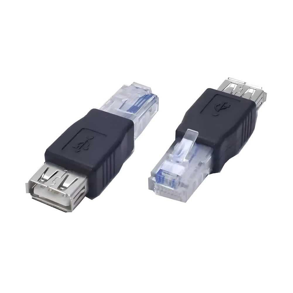 Adaptador USB Hembra A Rj45 Macho Para Módem ADSL-2