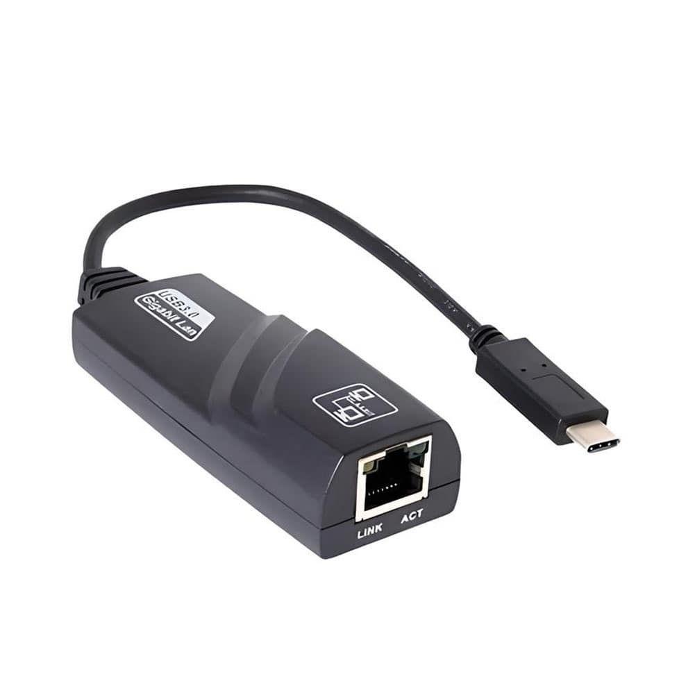 Adaptador USB-C A Rj45 Lan Gigabit Ethernet 1000mbps-0