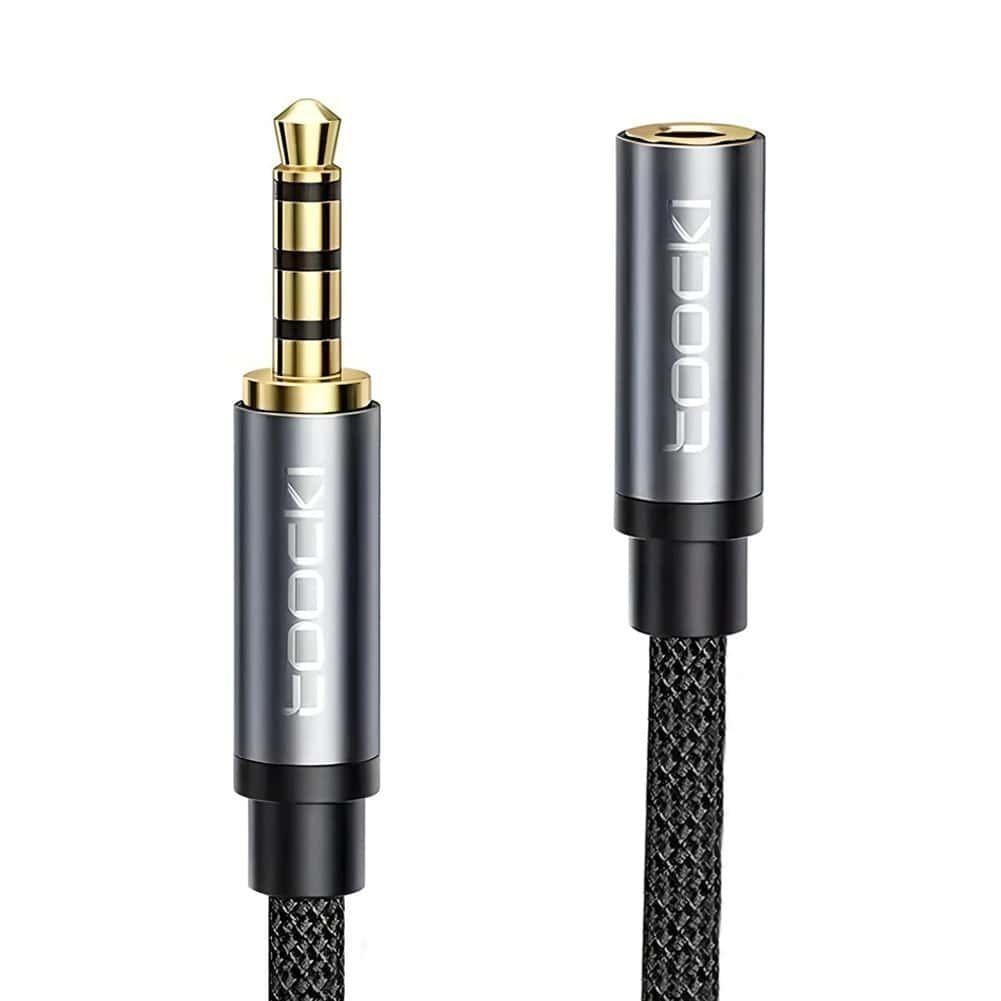Cable Extensor De Audio Jack 3 5mm Macho A Hembra 1 Metro-0