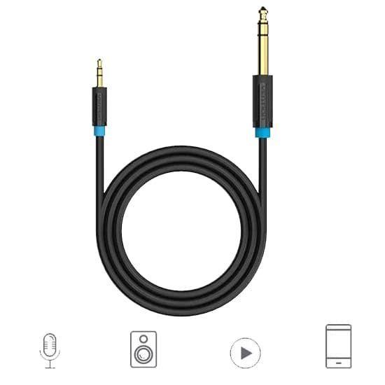 Cable Audio Jack 3 5mm a Jack 6 35mm Est reo-2