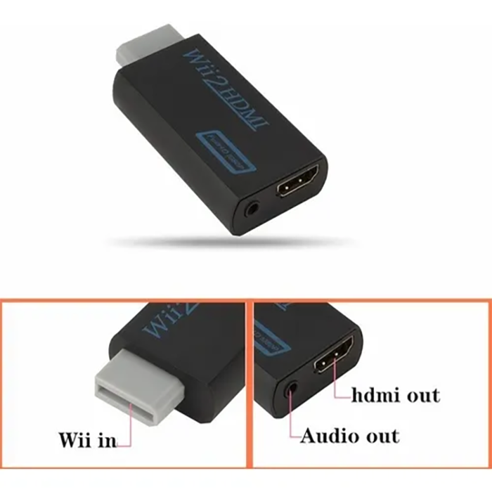 Conversor Adaptador Para Nintendo Wii A Hdmi-2