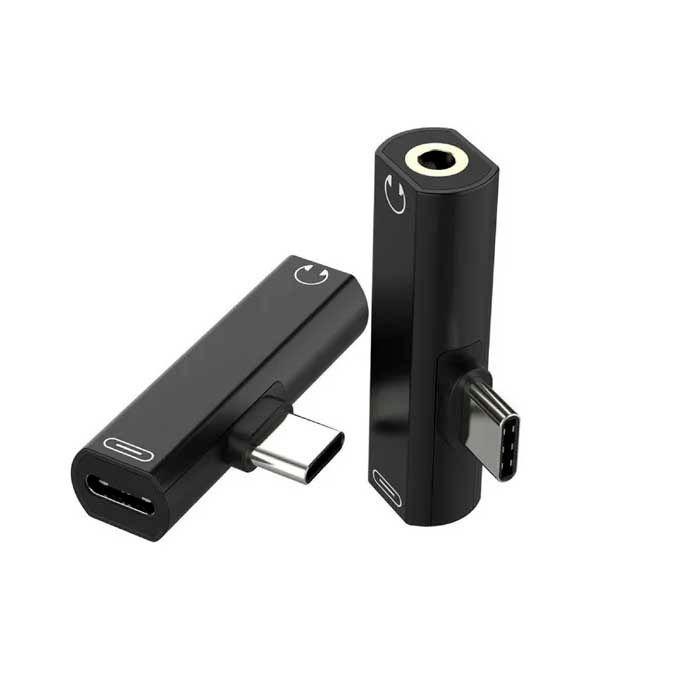 Adaptador Audifonos Usb Tipo C Carga Huawei Xiaomi Moto Etc-2
