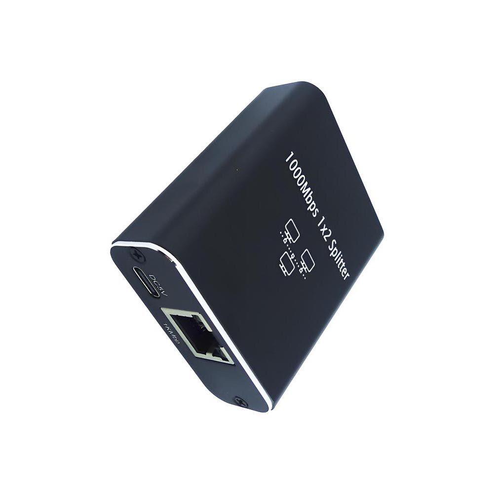 Adaptador Rj45 Divisor 1 A 2 Vías - Doble Puerto Hembra CAT 5-3