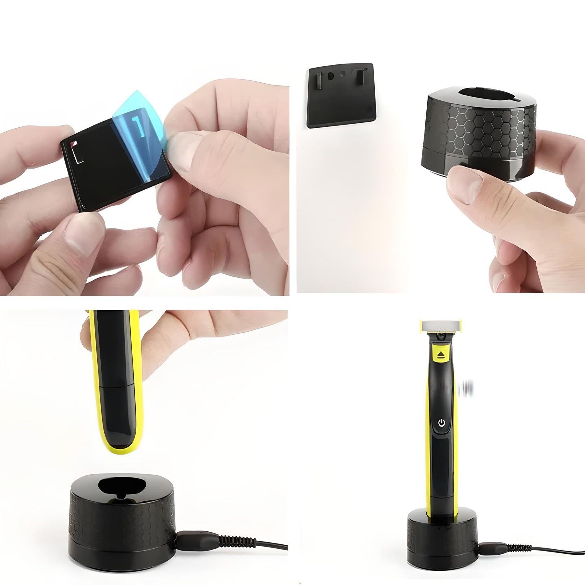 Base De Carga USB Para Afeitadora Electrica Soporte De Carga-2