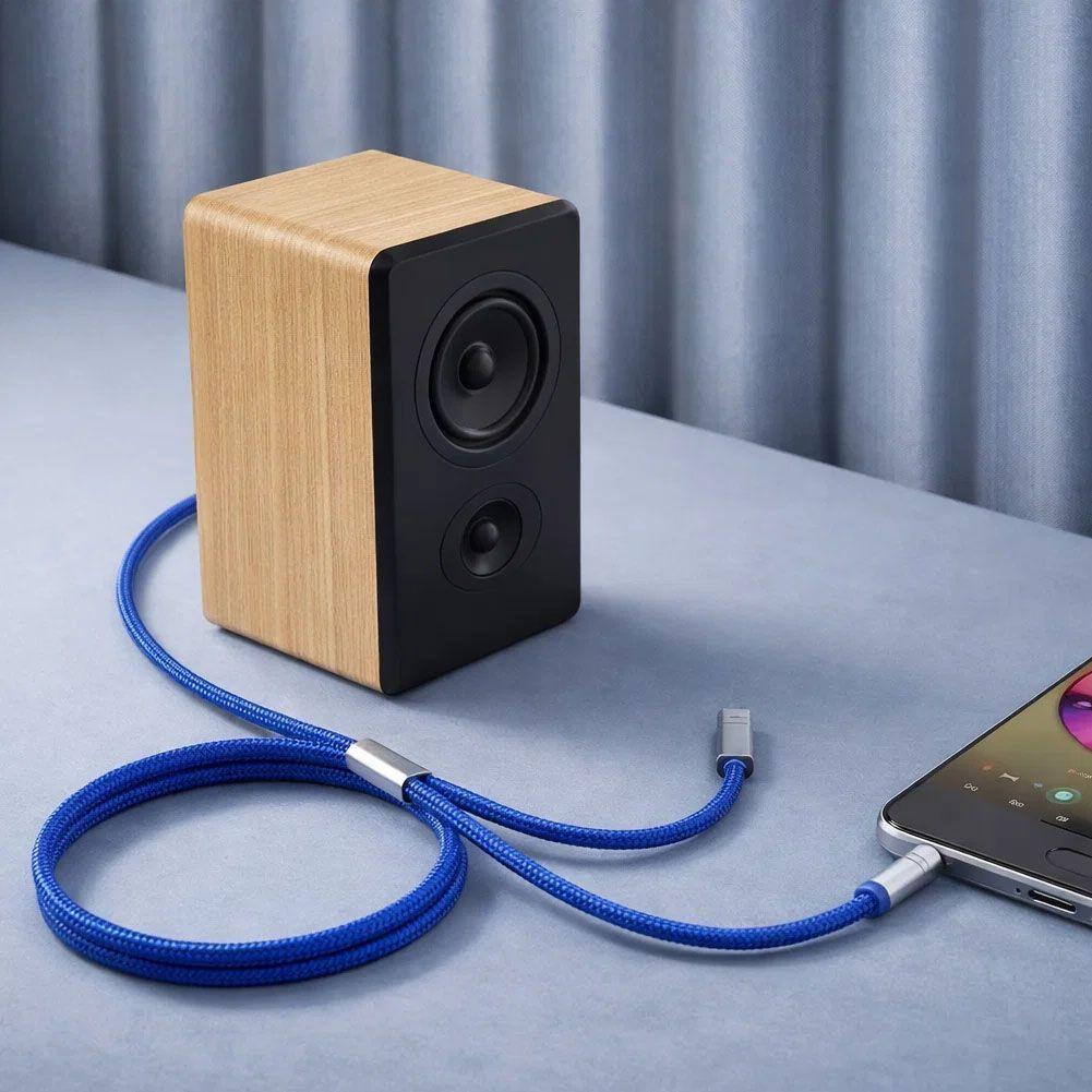 Cable Auxilar De Audio 3 En 1 Para Jack/tipo C-4