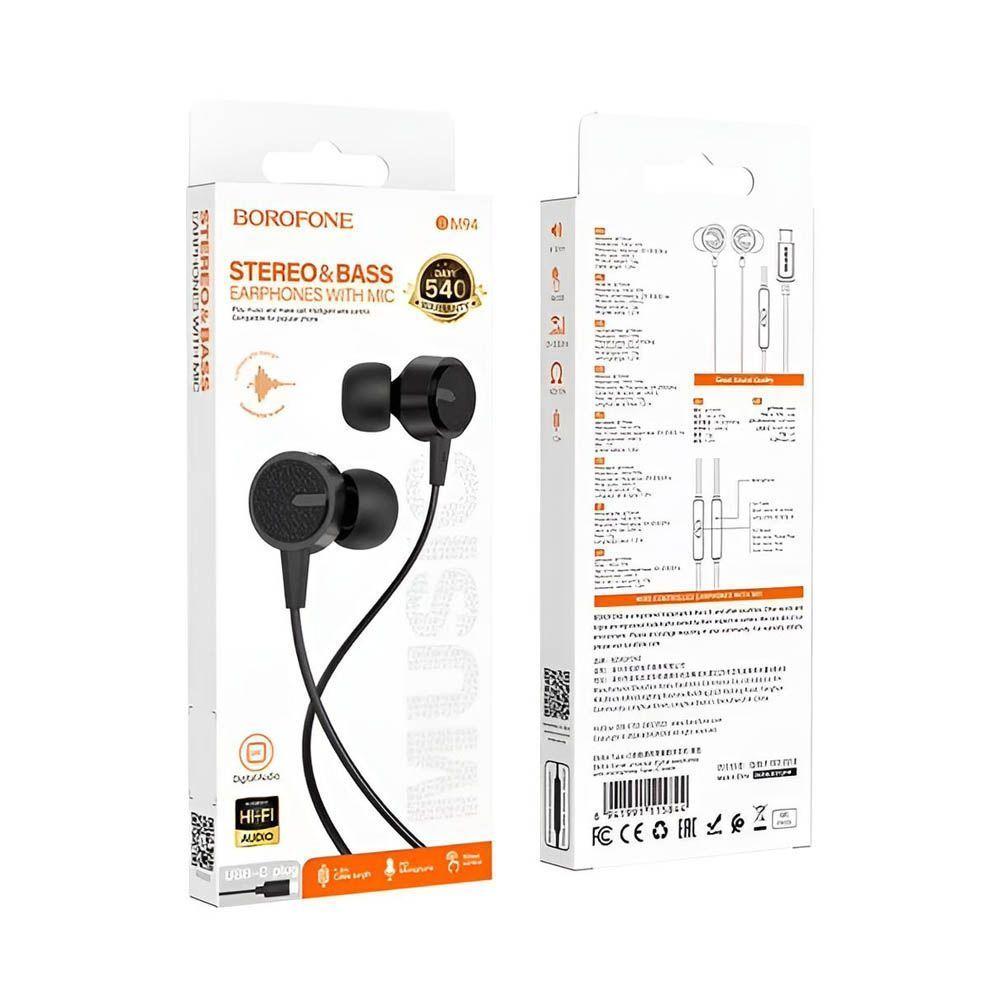 Audifonos USB C Borofone BM94 con Microfono Sonido Digital HD-4