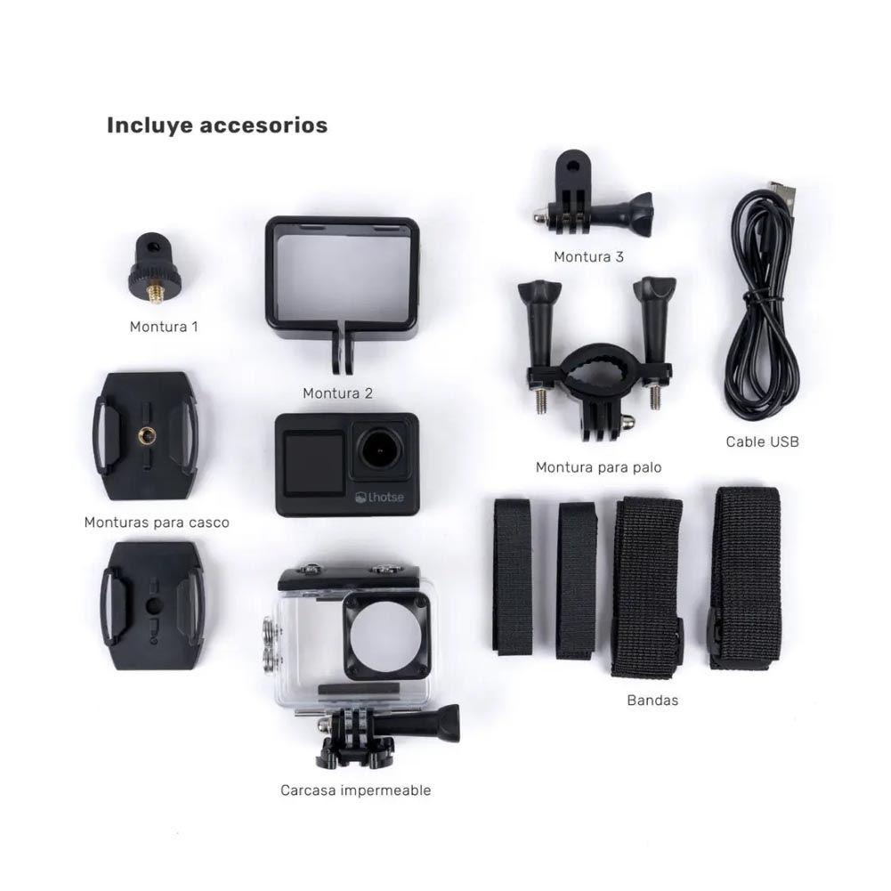 Camara De Accion Doble Pantalla 4k 30ftps Xplore-3