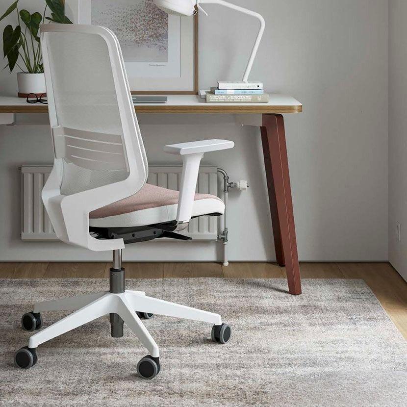 5 Ruedas Poliuretano Silicona Sillas Oficina Reforzadas-5