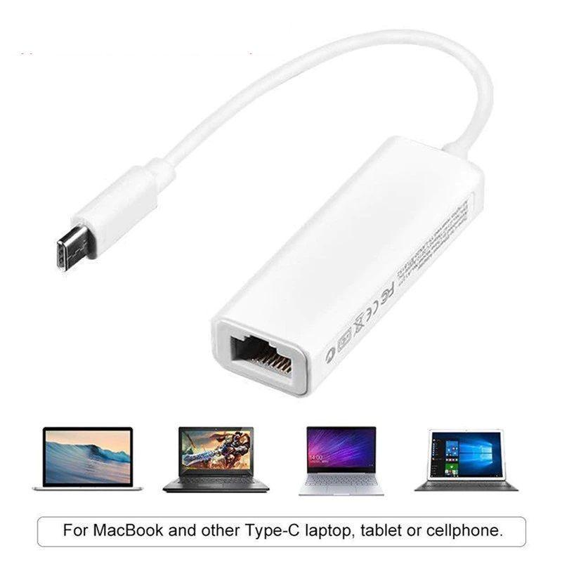 Adaptador Usb-c 3.1 Type C A Conexión Ethernet Red Lan Rj45-1