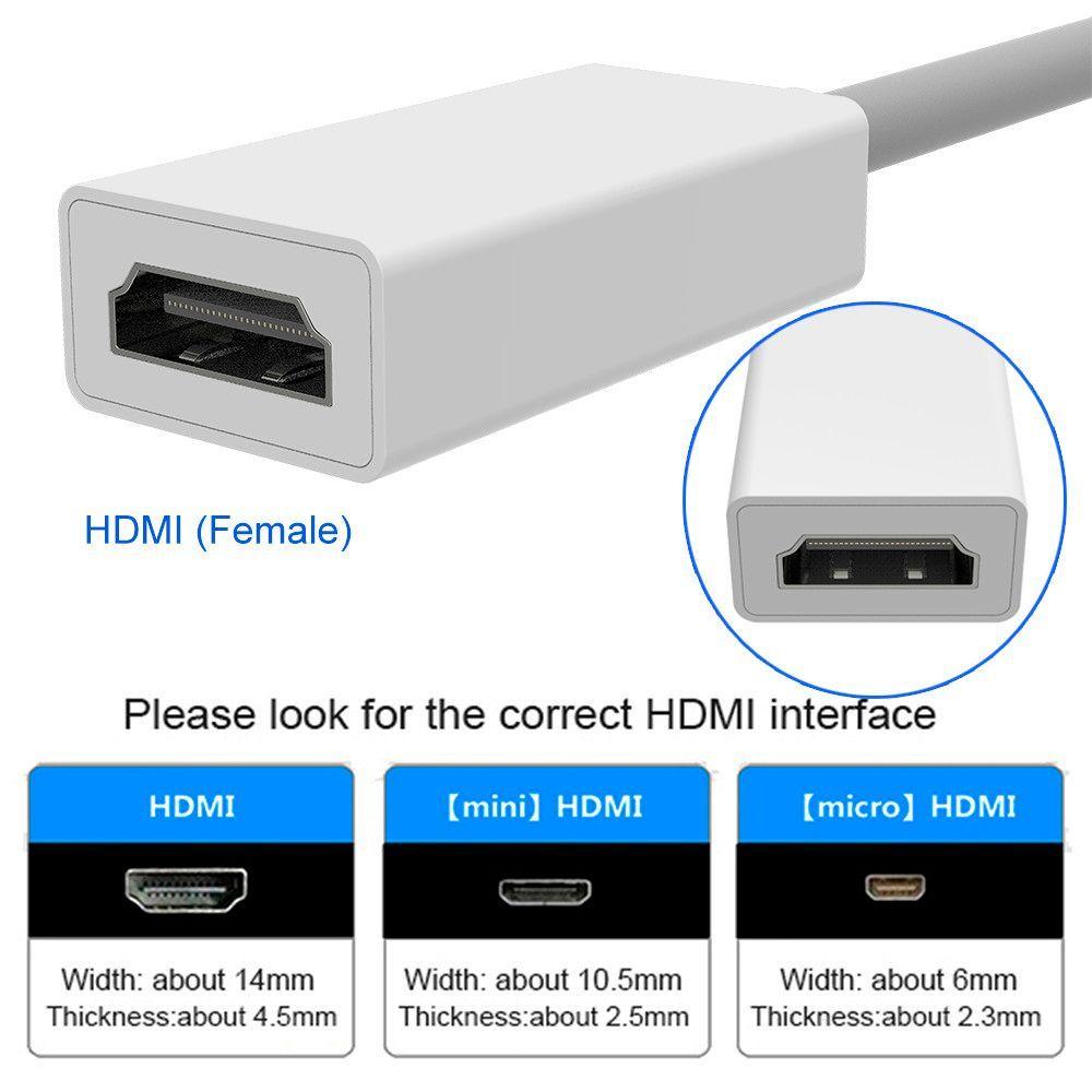 Adaptador Mini Display Port Thunderbolt A Hdmi-2