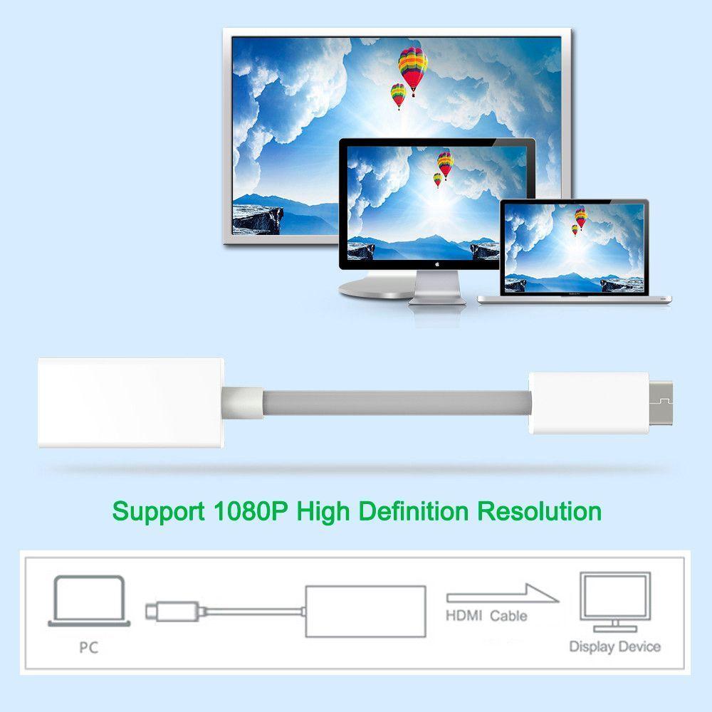 Cable Adaptador Thunderbolt Mini Display Port A Hdmi-4