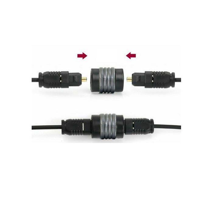 Acoplador Alargador Extensor Fibra Óptica De Audio Digital-2