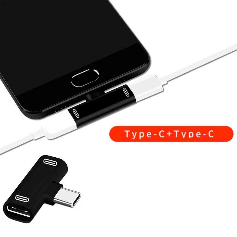 Adaptador Dual Tipo C A Audio Tipo C Y Carga C-3