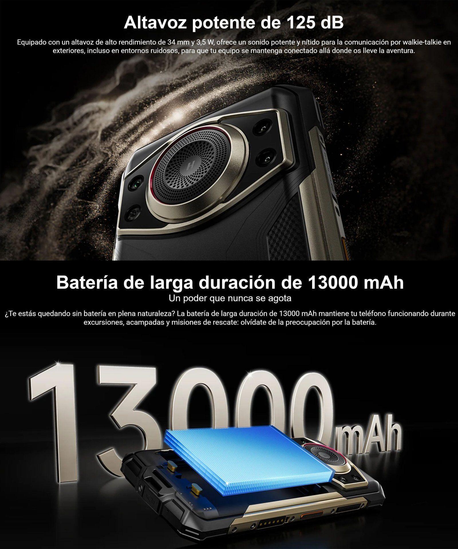 DOOGEE Fire 7 - Ultra 5G Intercomunicador POC Altavoz 125dB-4