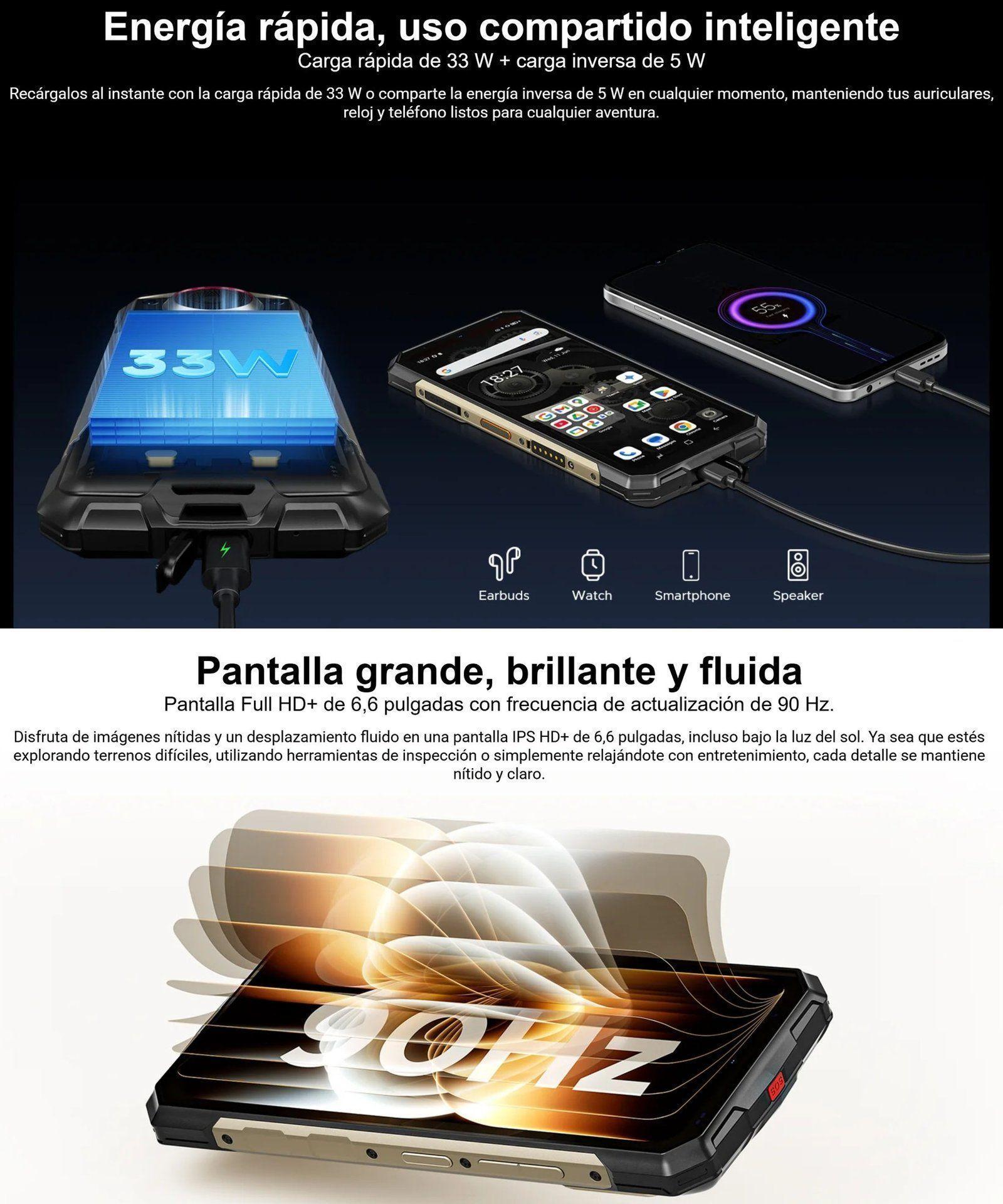 DOOGEE Fire 7 - Ultra 5G Intercomunicador POC Altavoz 125dB-5