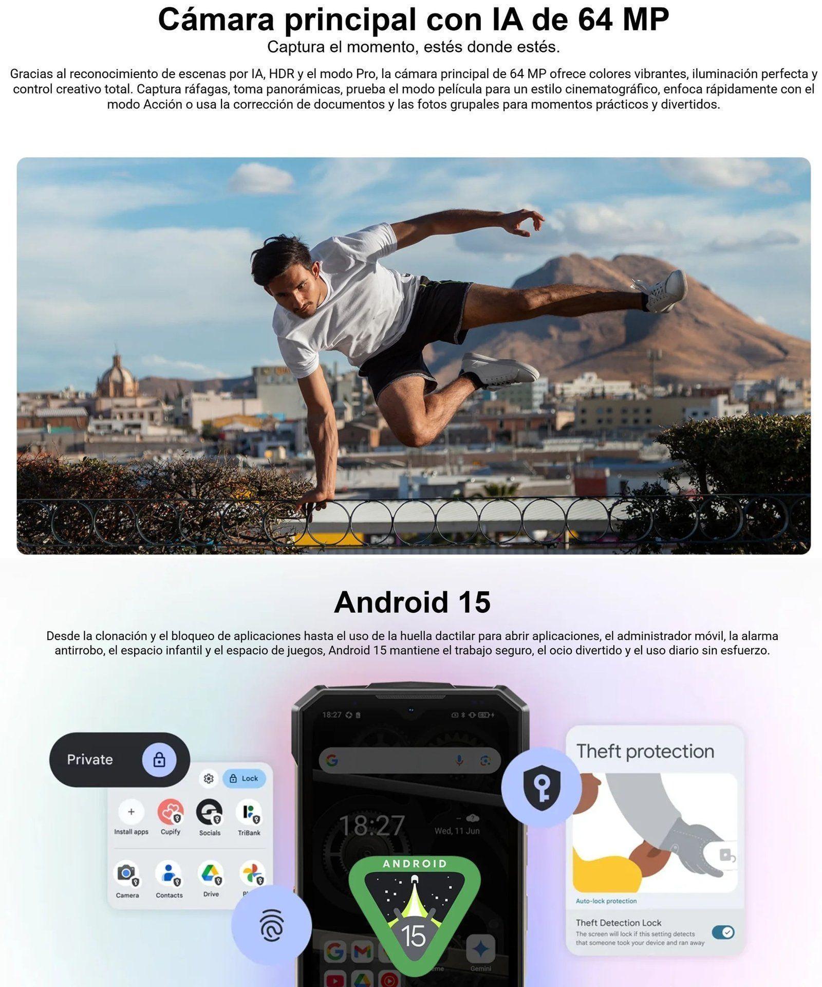 DOOGEE Fire 7 - Ultra 5G Intercomunicador POC Altavoz 125dB-6